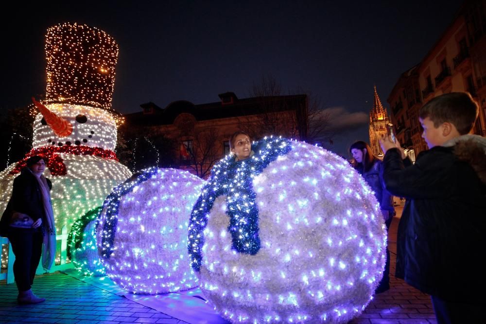 Luces de Navidad en Oviedo