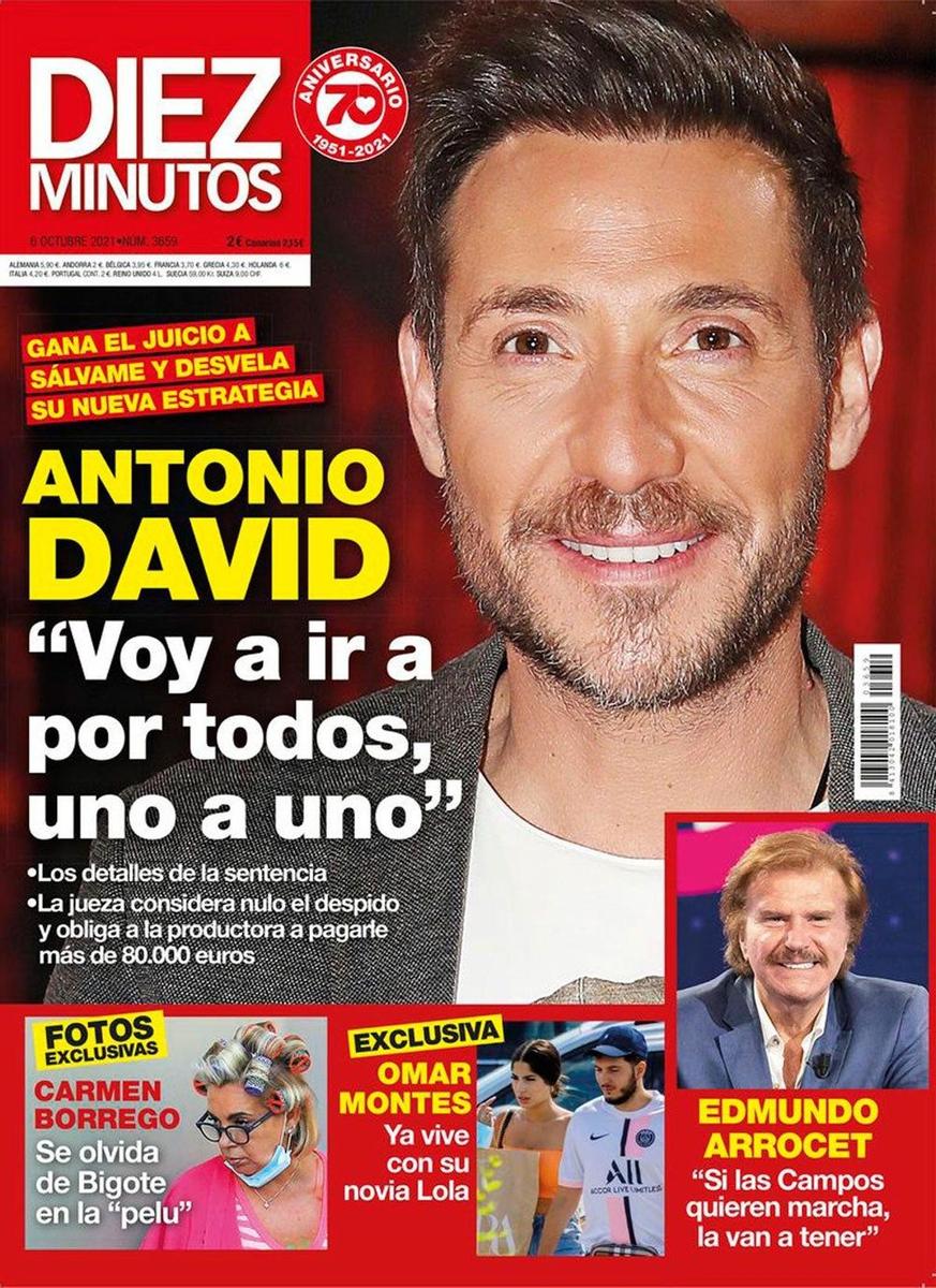 Portada Diez Minutos del 29 de septiembre de 2021
