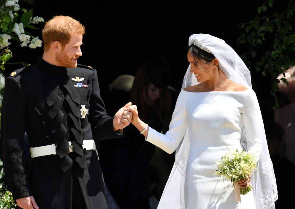 El príncipe Harry y Meghan Markle, marido y mujer