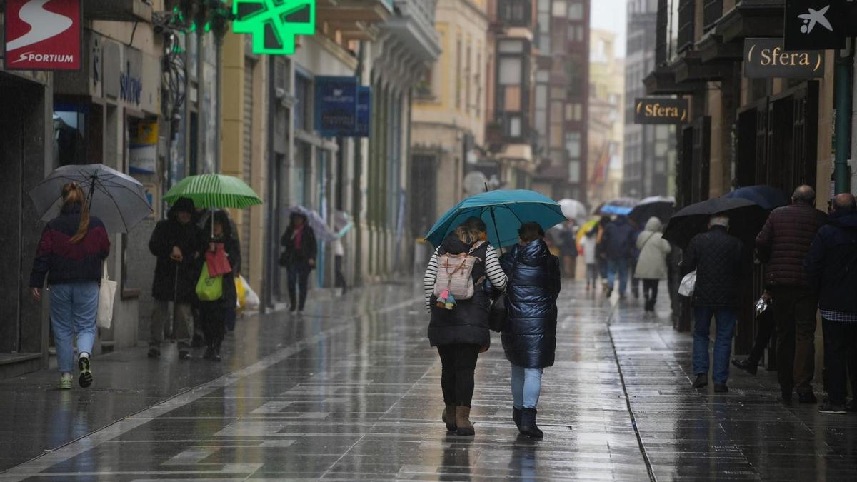 Lluvia en Zamora en una imagen de archivo.