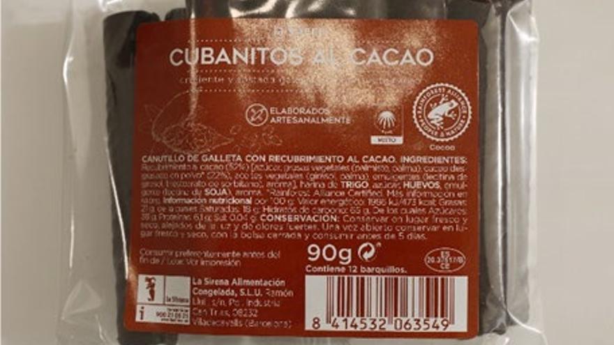 Barquillos de chocolate cubanitos al cacao