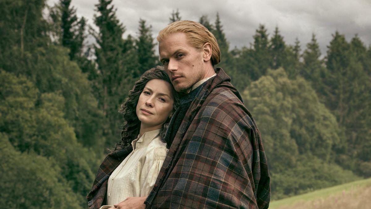Sam Heughan y Caitriona Balfe, en la octava temporada de 'Outlander'