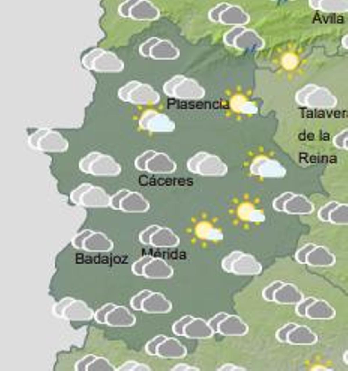 Predicción Metereológica Sábado, día 14