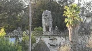 Mejoras en el parque de O Pasatempo: El león de Betanzos recupera la vista