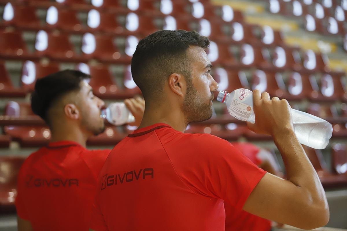 Las imágenes del primer entrenamiento del Córdoba Futsal en Vista Alegre