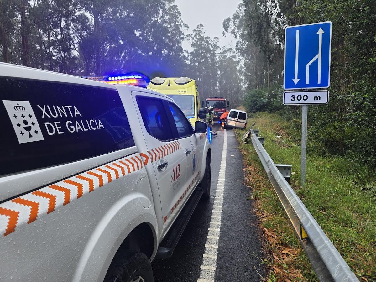 La zona del Alto de Cordeiro donde la víctima quiso bajarse del coche.
