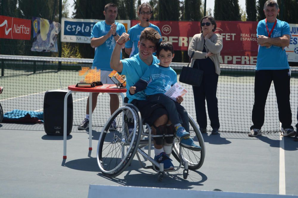 De la Puente gana el Nacional de Tenis en silla de ruedas de Almussafes