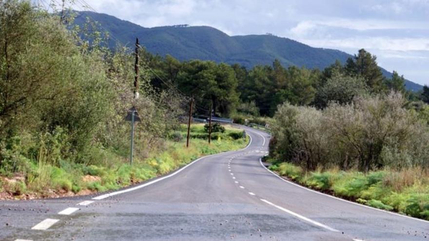 La carretera de Sant Llorenç asfaltada