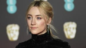 La actriz Saoirse Ronan en una entrega de los British Academy Film Awards en Londres. 