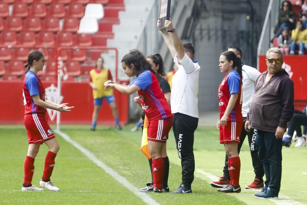 El derbi femenino de Gijón, en imágenes