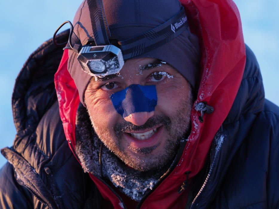 Joaquín Candel, en el ultramaratón del Ártico