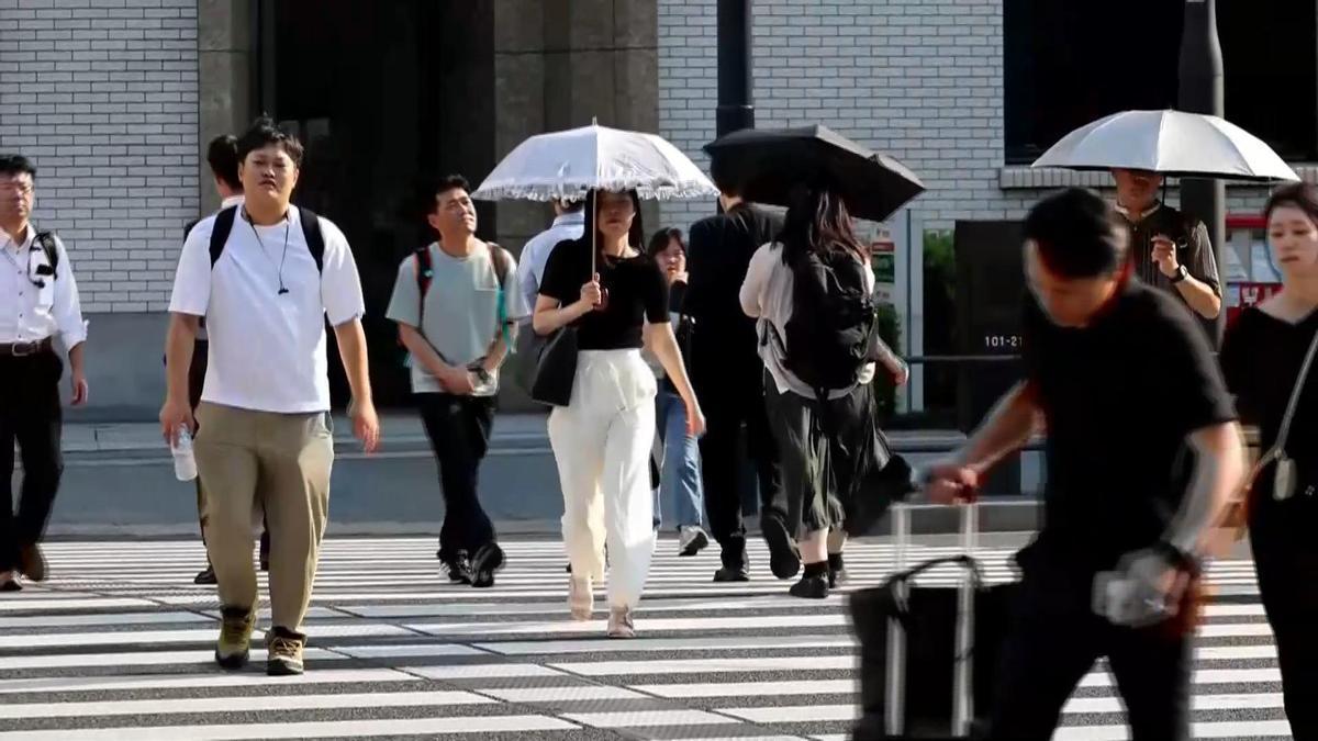 La ola de calor en Japón dejó al menos 14 muertos y récord de insolaciones