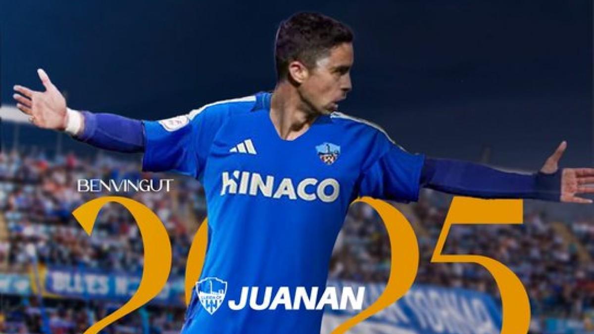 Juanan jugará en el Camp d'Esports