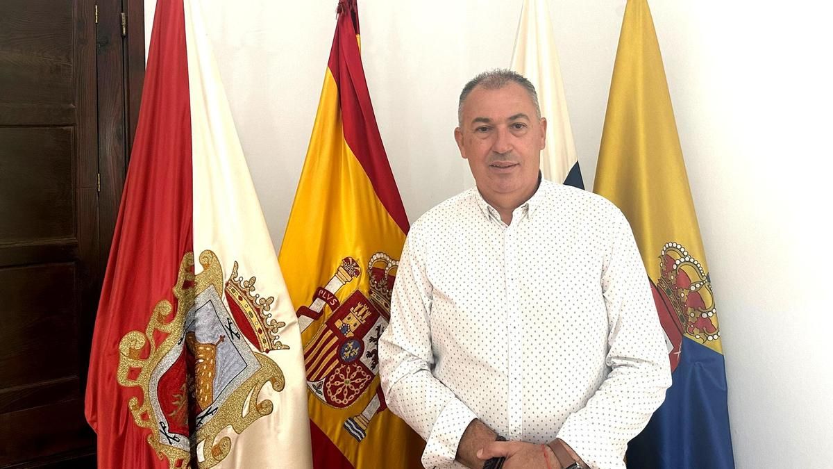 El alcalde de Firgas, Alexis Henríquez.
