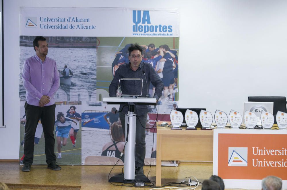 Reconocimiento a los deportistas de la UA