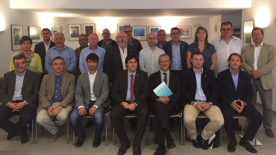 Els representats del Consorci de la Costa Brava.