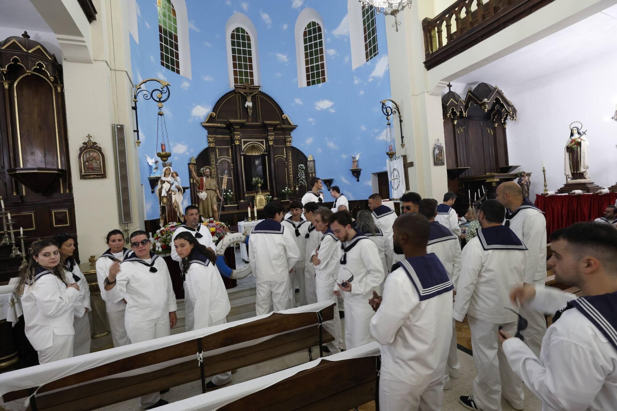 Así fue la procesión marinera de San Juan de la Arena