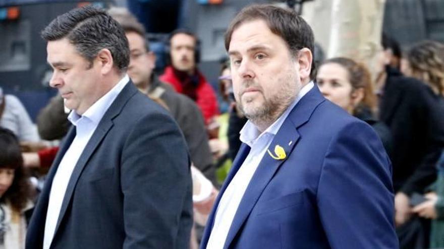 Junqueras en la seva arribada a l&#039;Audiència Nacional el 2 de novembre passat