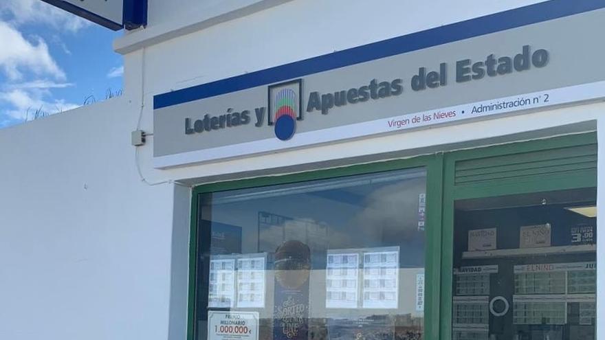 Adminisración de Lotería Número 2 de Teguise Virgen de Las Nieves (Lanzarote).