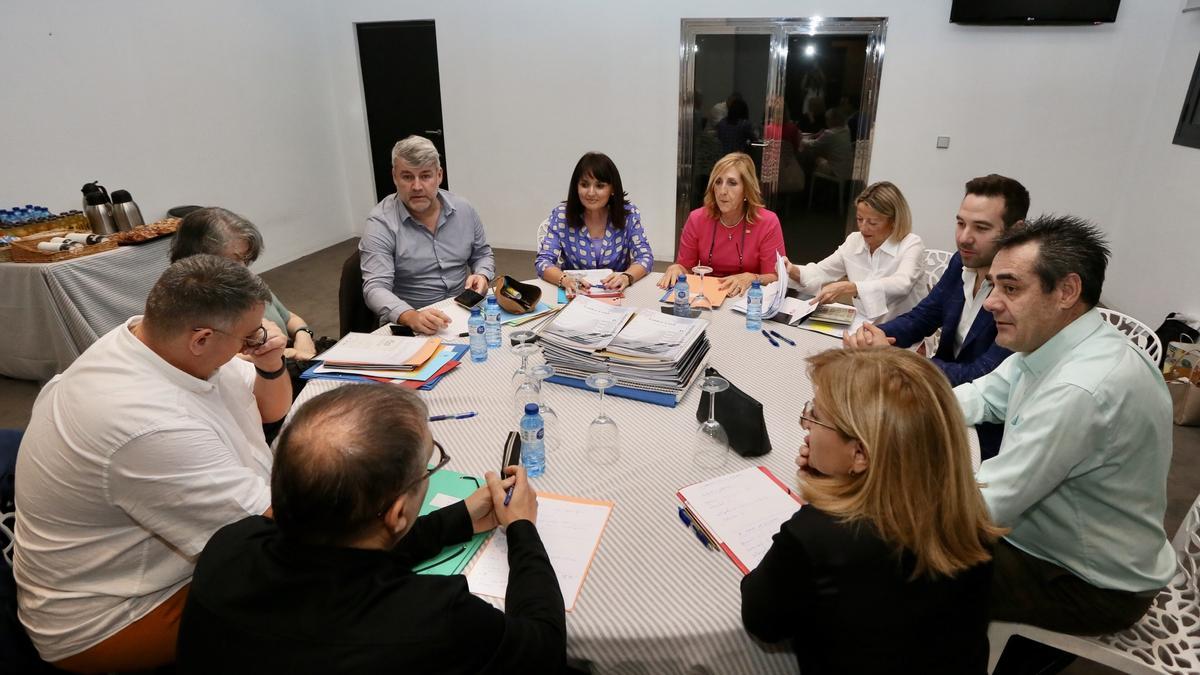 Reunión del jurado del Certamen de Bandas