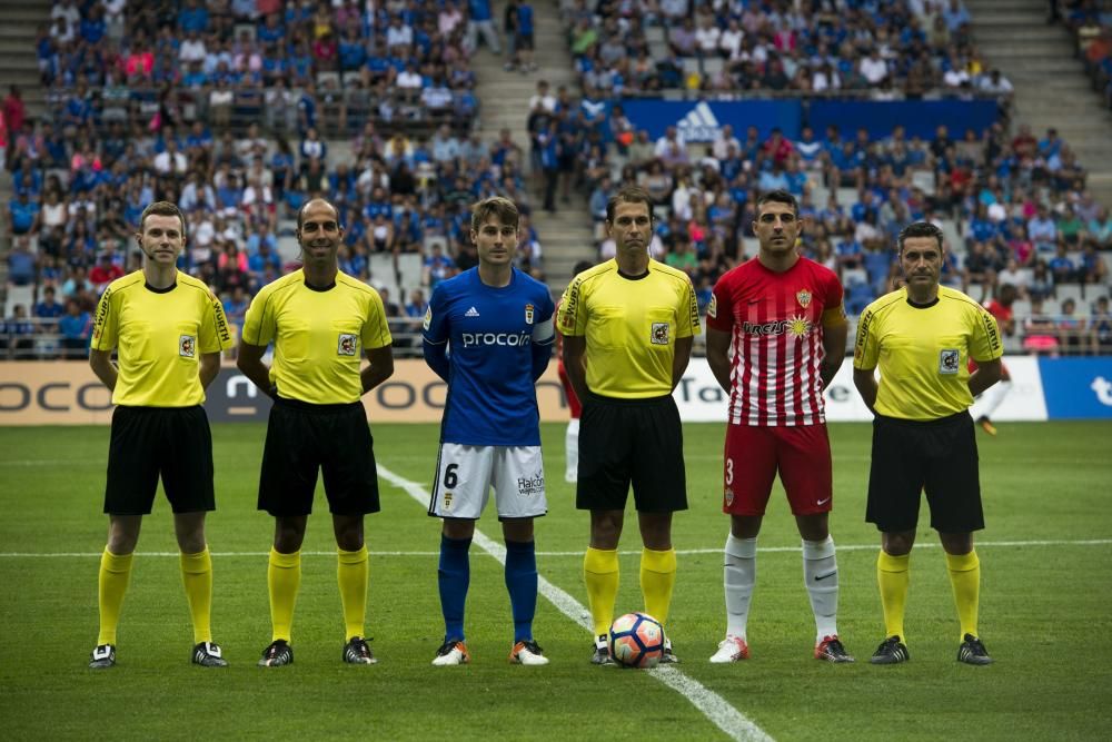 El partido Real Oviedo-UD Almería, en imágenes