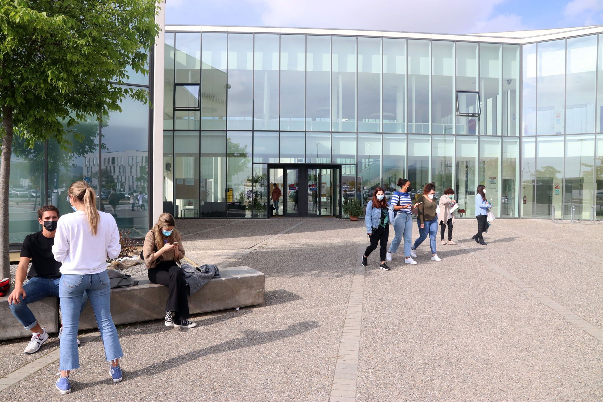 Los alumnos vuelven a las aulas de la Universidad de Málaga