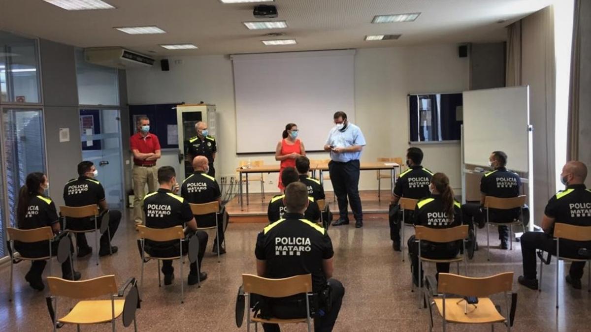 La Policía Local de Mataró incorpora 11 nuevos agentes.