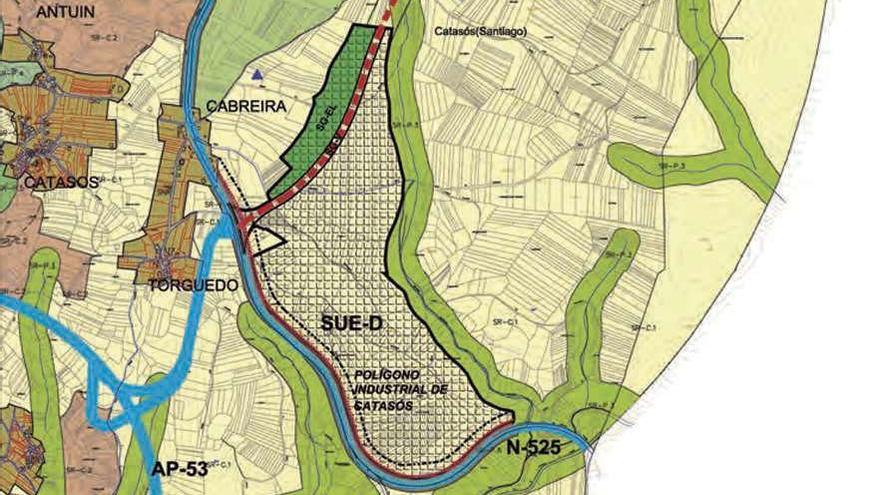 El Concello aprobó el plan del polígono de Catasós en julio de 2009.