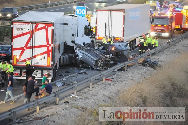 Grave accidente en Sangonera la Seca