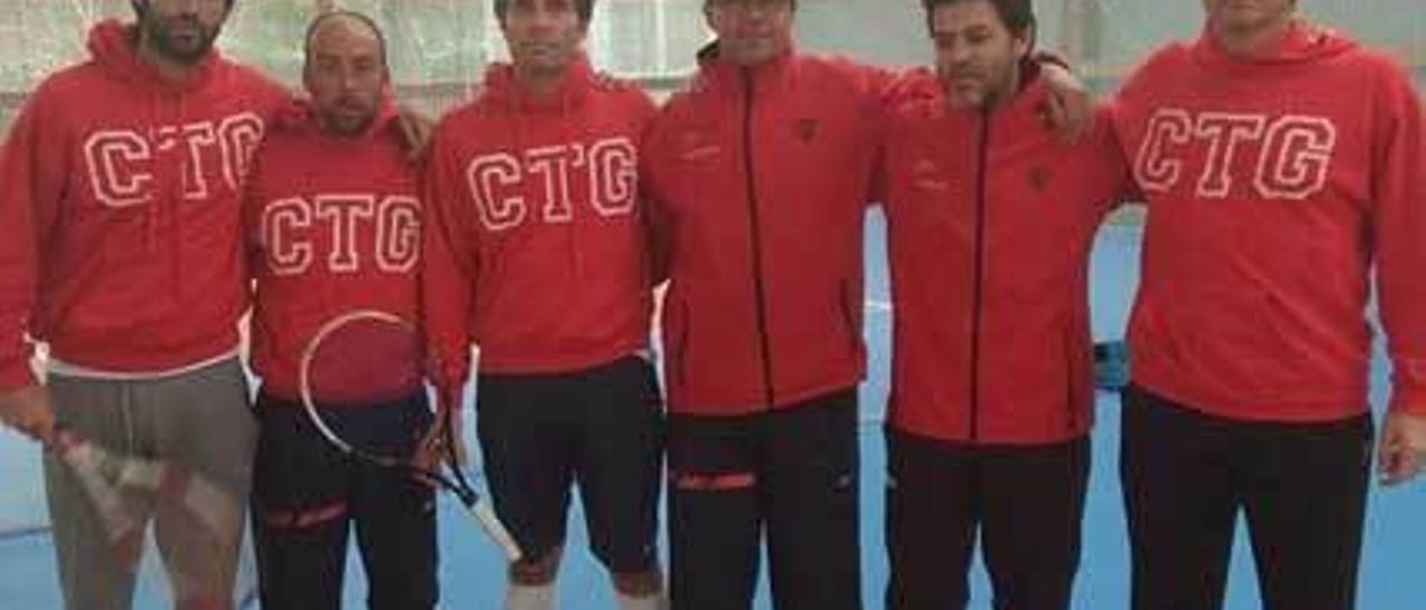 Equipo +35 del Club de Tenis Gijón.