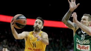 Navarro, en acción, en el reciente partido europeo ante el Zalgiris