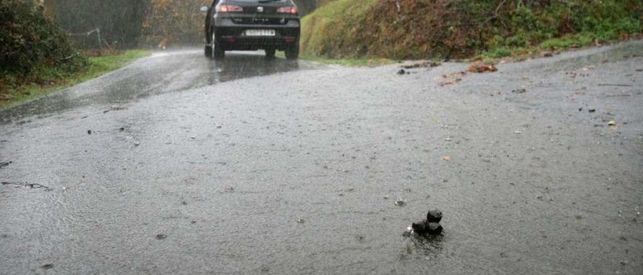 El temporal Ana dejó intensas lluvias que provocaron numerosos incidentes. // Bernabé/Luismy