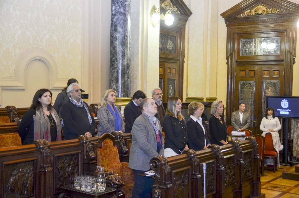 Pleno en el Ayuntamiento de A Coruña (12/12/16)