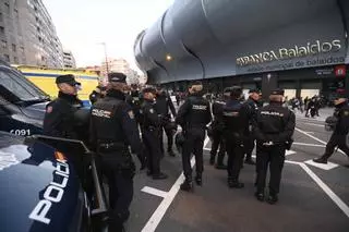 Operativo de la Policía Nacional en Balaídos