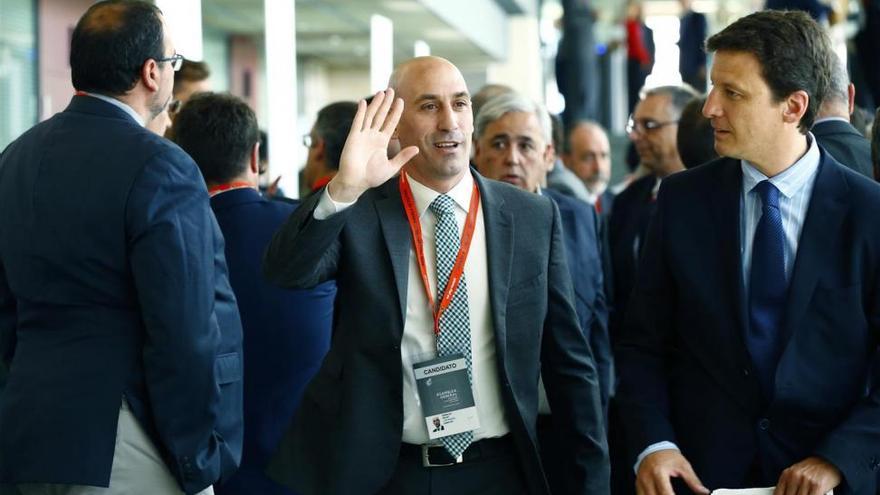 Luis Rubiales, nuevo presidente del fútbol español