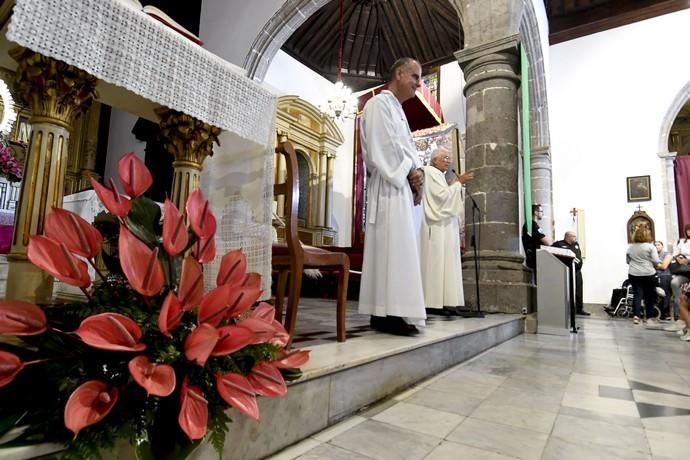 14-10-19 GRAN CANARIA. IGLESIA DE SANTA MARIA DE GUIA. SANTA MARIA DE GUIA. La Virgen del Pino en la Iglesia de Santa Maria de Guía. Fotos: Juan Castro.  | 14/10/2019 | Fotógrafo: Juan Carlos Castro