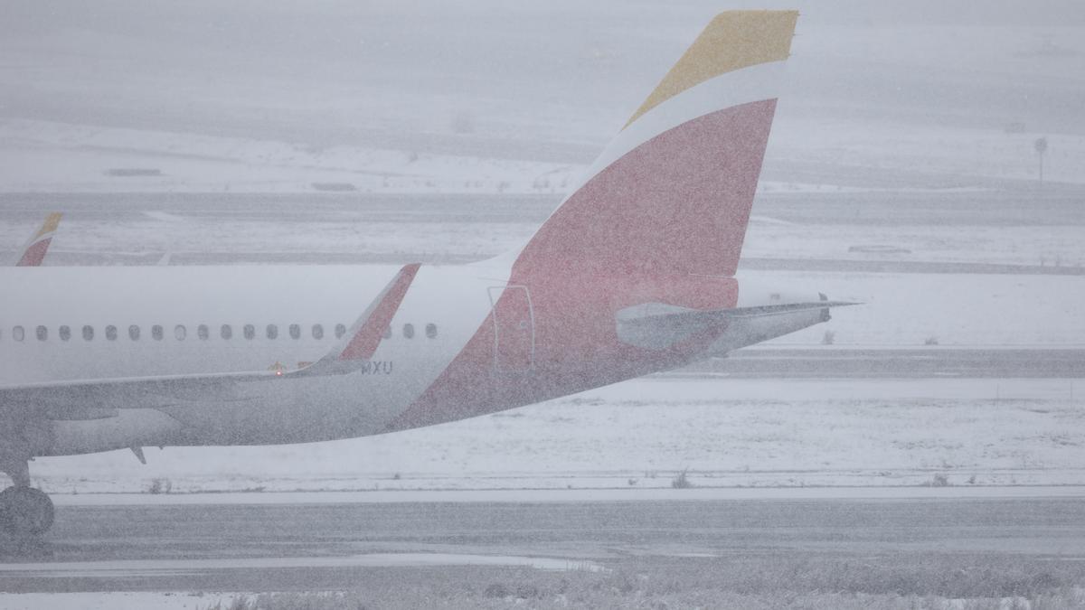 Madrid bajo la nieve