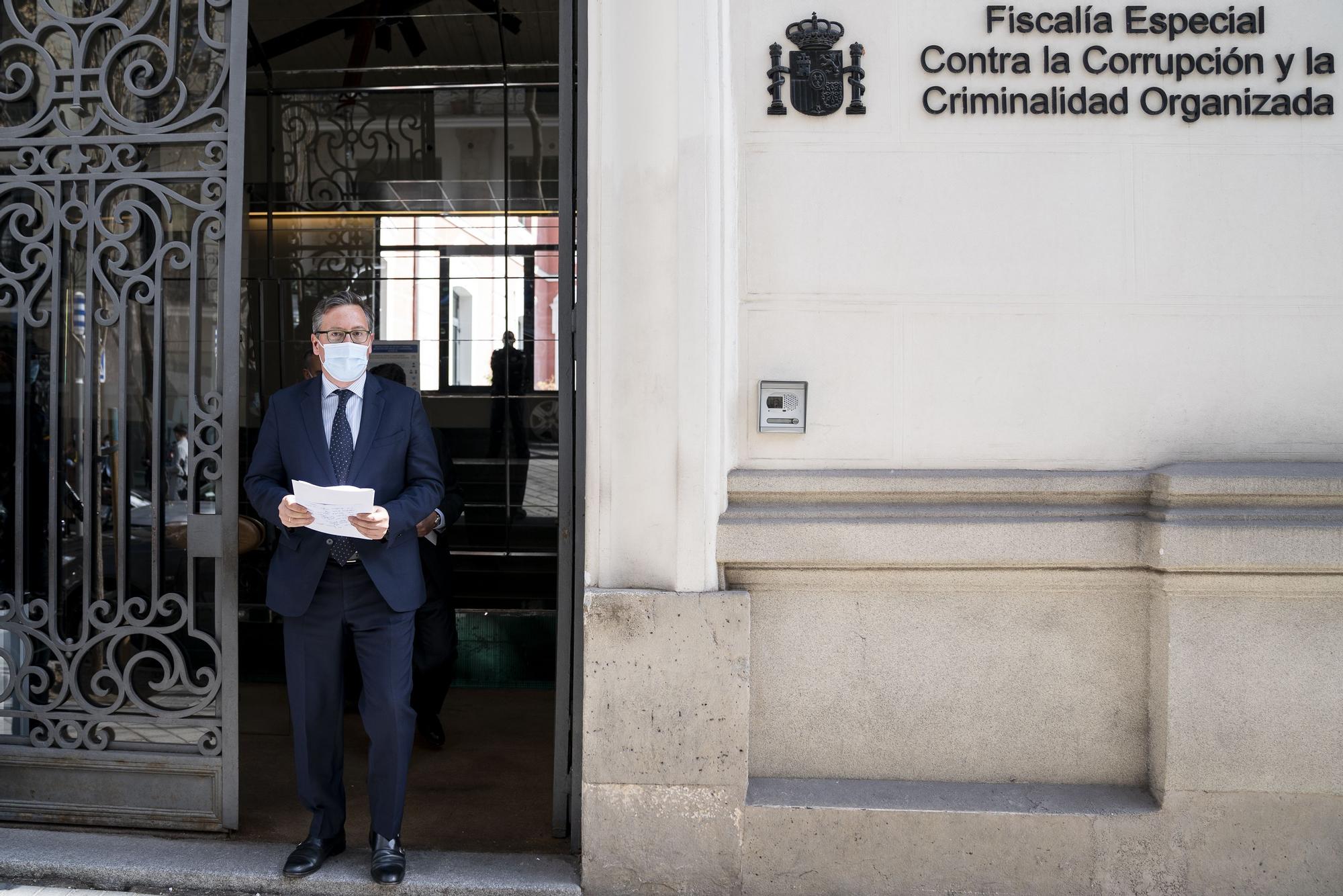 El PP de Madrid lleva a Anticorrupción contratos relacionados con el Gobierno de España. En la imagen el portavoz parlamentario Alfonso Serrano