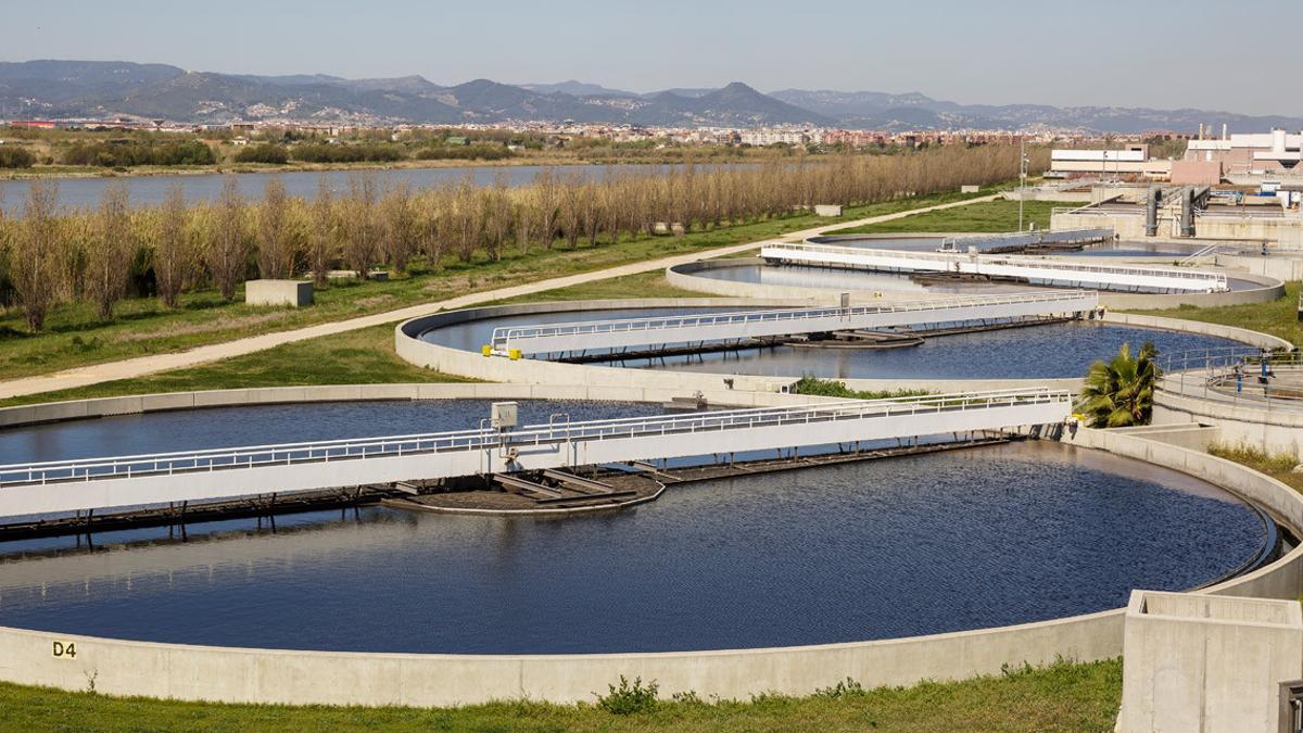 La estación Depuradora de Aguas Residuales (EDAR) de El Prat de Llobregat