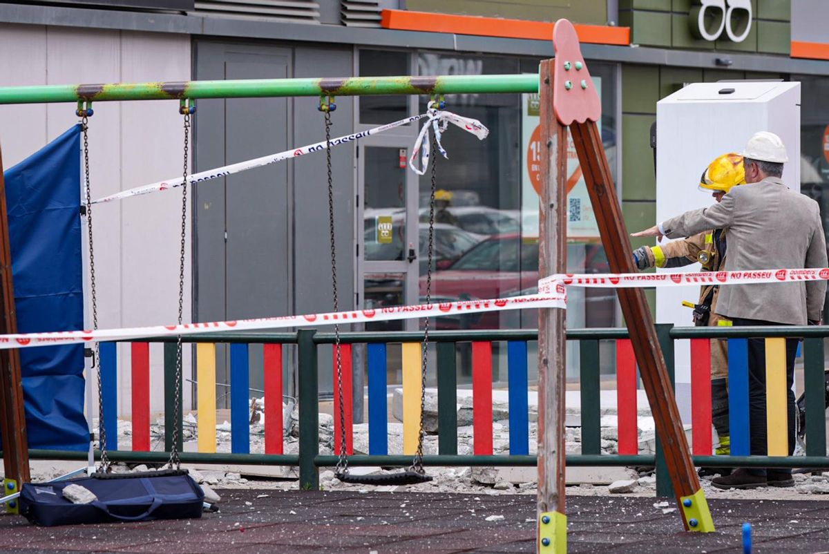 Un muerto por el derrumbe en el Centro Comercial de Sabadell