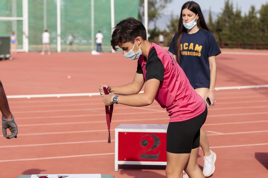 Campeonato regional de atletismo: segunda jornada