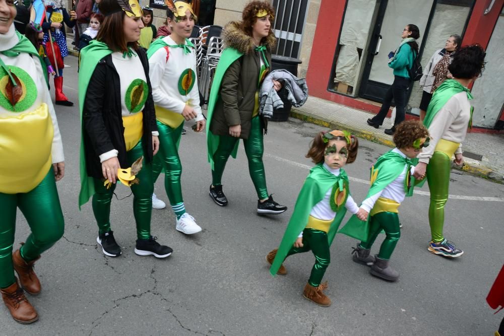 Los participantes en el Enterriño de Bueu.