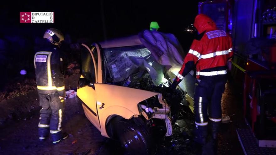Tres muertos en un accidente en Vilanova d'Alcolea