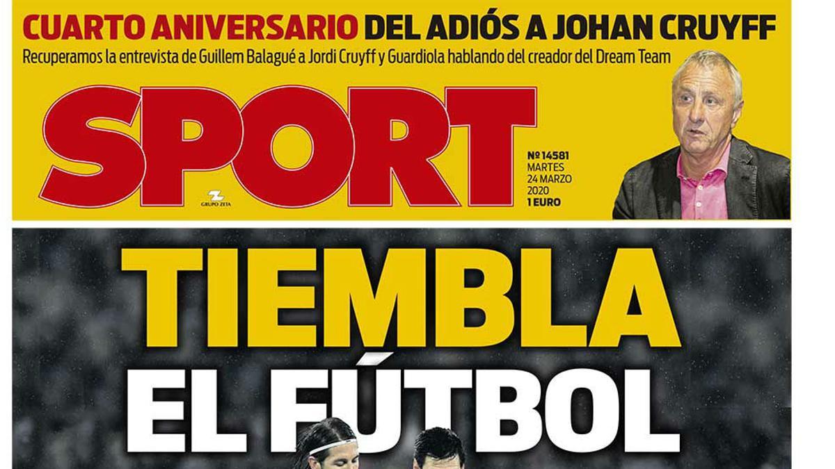 La portada de hoy