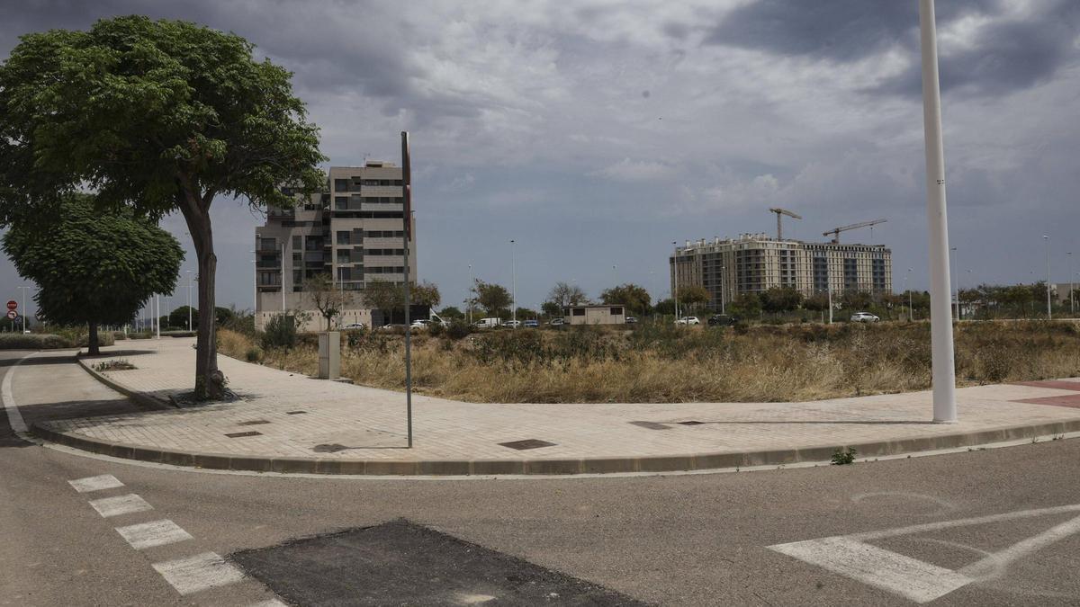 Parcela del PAI Fusión donde la Generalitat tiene previsto que se construyen 145 VPP