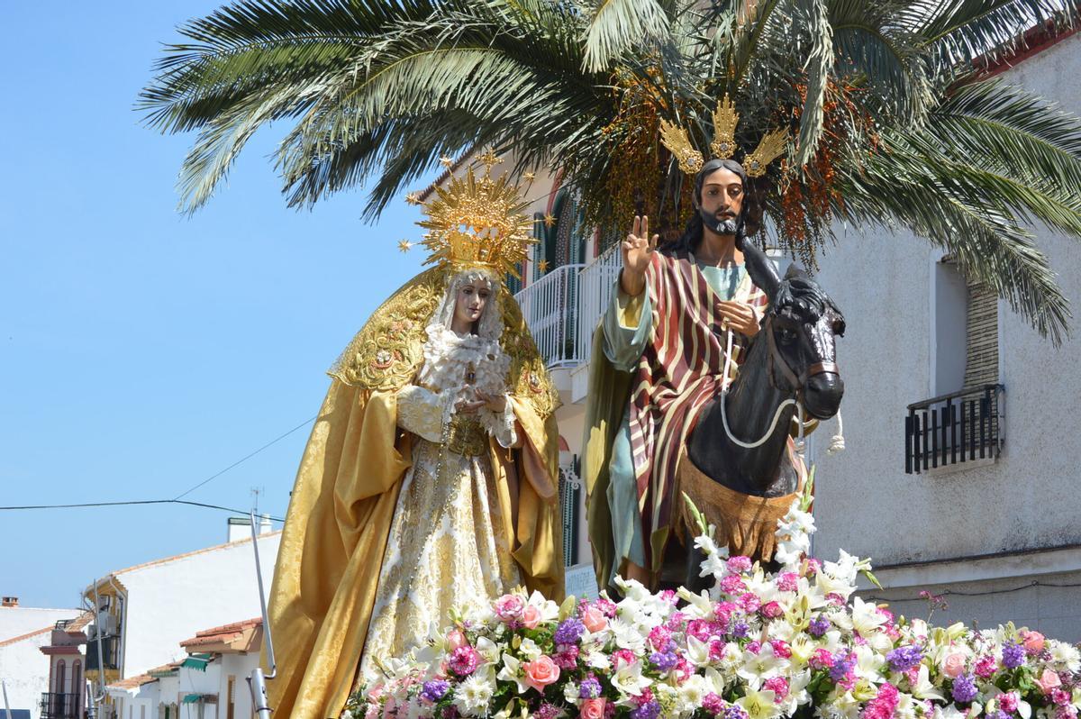 Procesión de la Pollinica el Domingo de Ramos en Alhaurín de la Torre