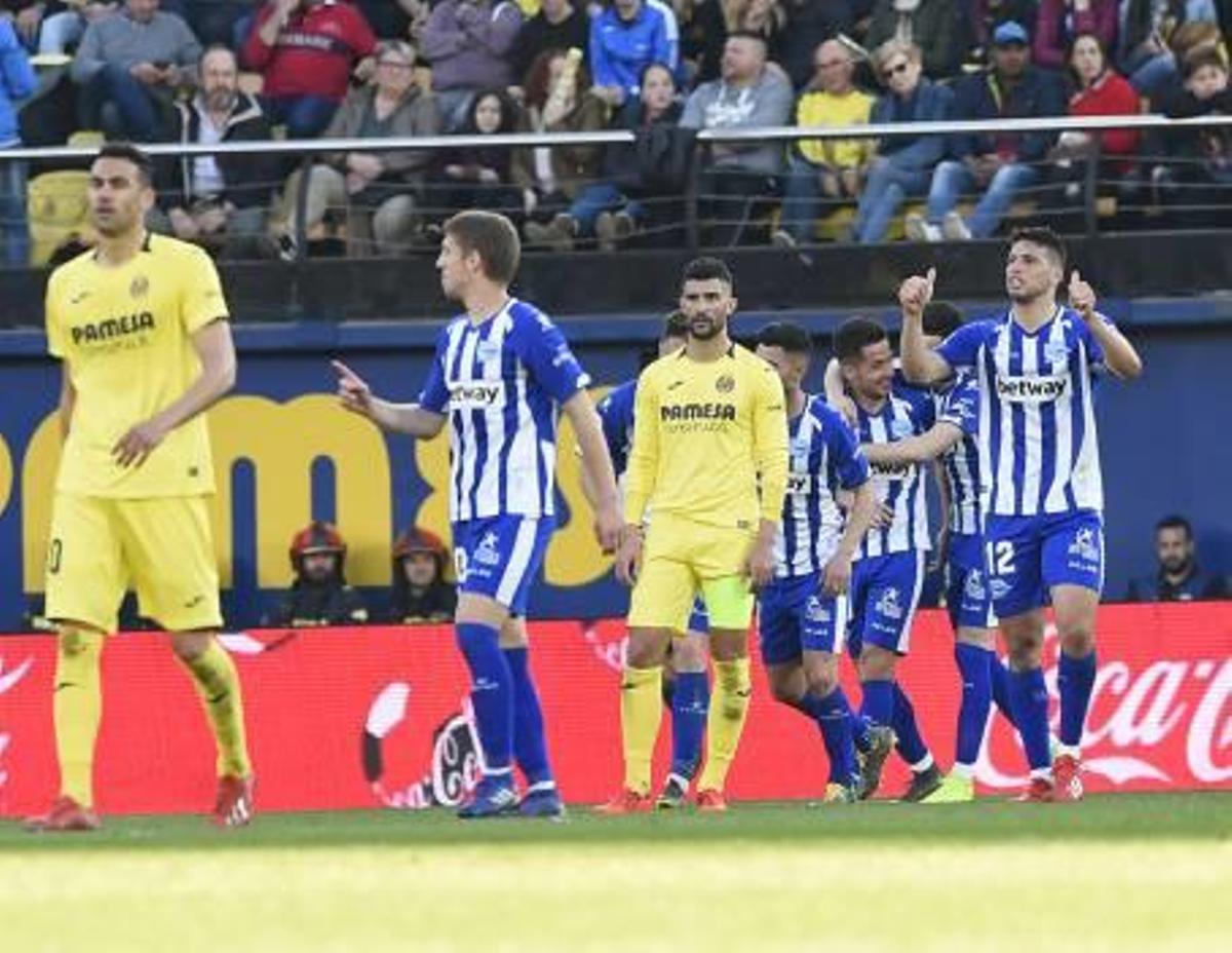 El Villarreal recibió dos tantos contra el Alavés el pasado sábado.