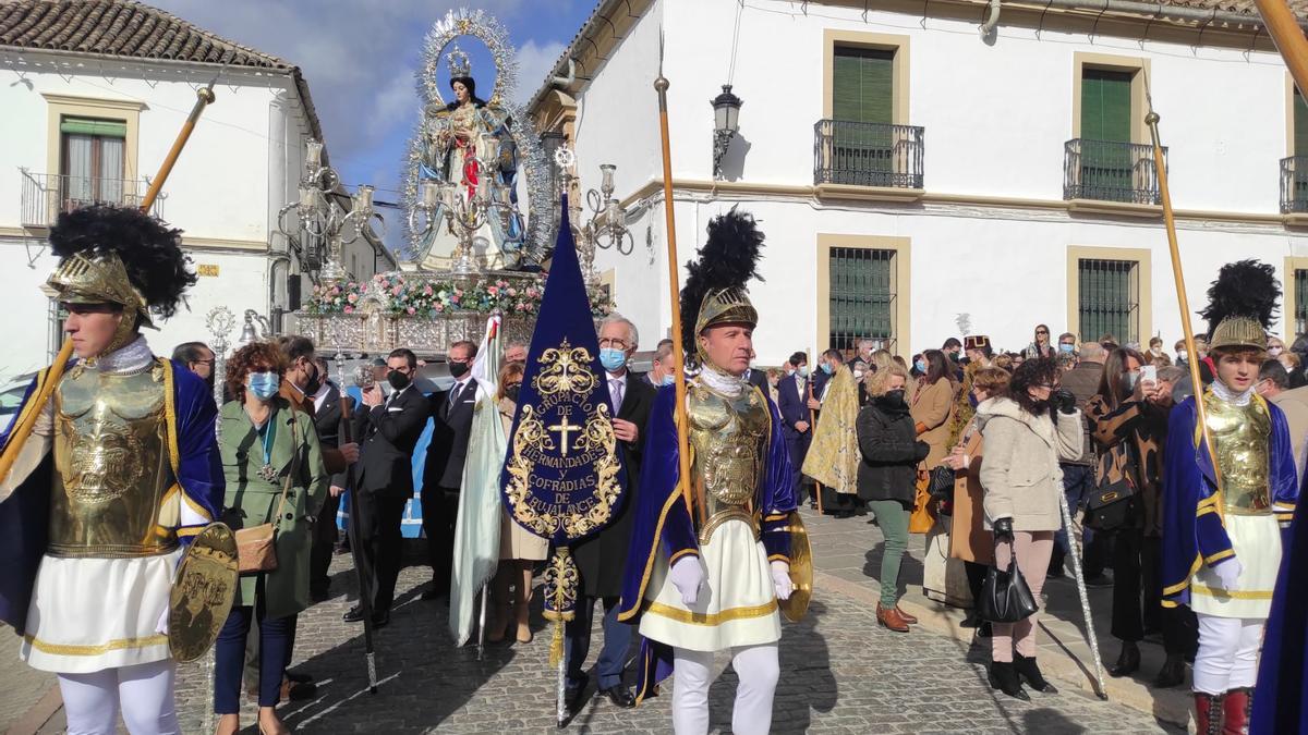 Procesión de la Inmaculada en Bujalance.