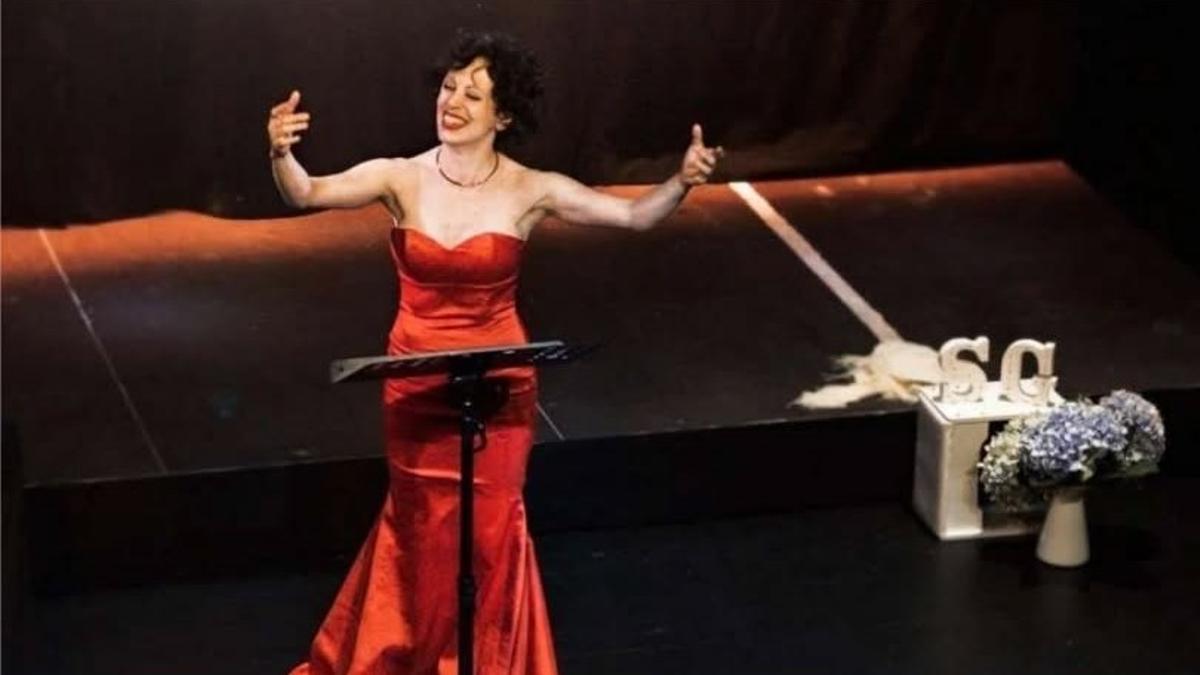 Susana Gundín, es escena.