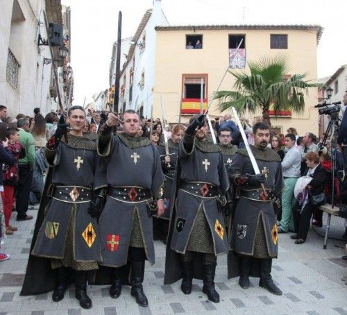 Procesión de bajada en Caravaca de la Cruz